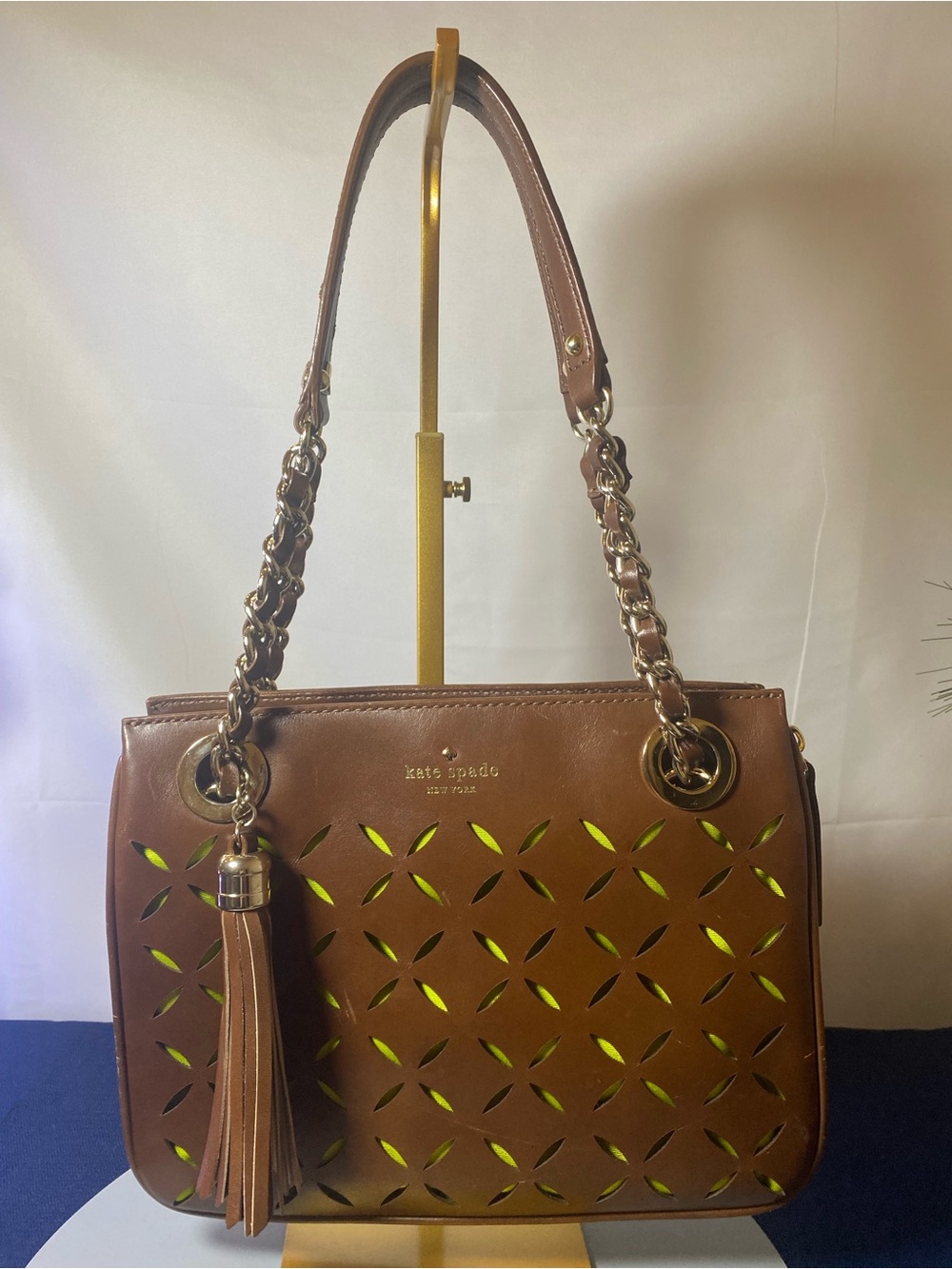 Kate Spade Brown & Green Shoulder Bag